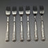 Circa 1930 British Vintage Silver Plated Fish Cutlery 6 Pair Set Hukin & Heath